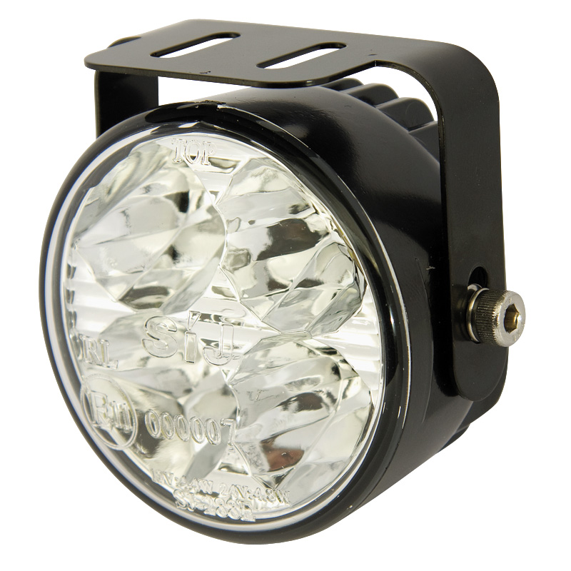 Image of Mijnautoonderdelen 4-LED DayLight Set White Round (E-m SY SJ288E sysj288e_668